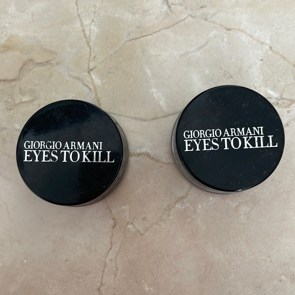 Giorgio Armani Eyes to Kill gold glitter eyeshadow powder (comes with both)
